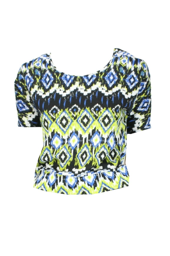 Multi Juniors Printed Scoop Back Tee S