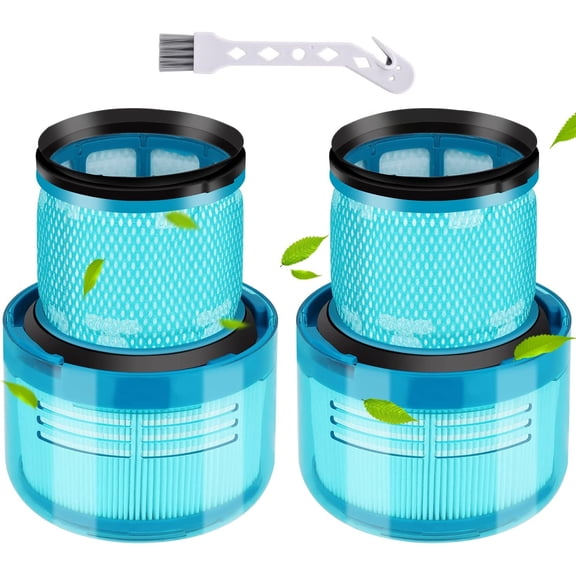 Rebirthcare Filter for Dy*son V15 Detect, 2-Pack Premium True HEPA Replacement Filters Compatible with Dy*son V15 Detect Absolute Submarine V11 Animal Filter, V11 Filter, Part no 970013-02