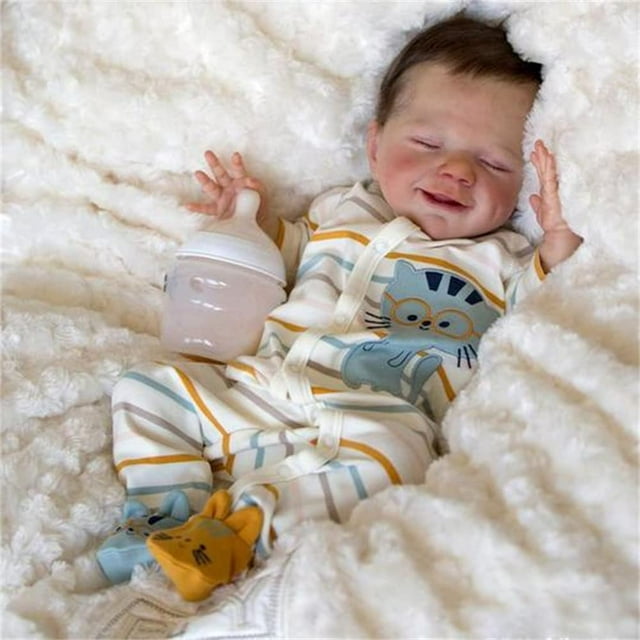 Reborn Baby Boy Dolls, Realistic Newborn Baby Dolls with Soft Vinyl