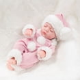 thumbnail image 1 of Reborn Baby Doll 12.2 Inch Realistic Vinyl Lifelike Companion Toy for Kids with Soft Pajama Outfit, 1 of 6