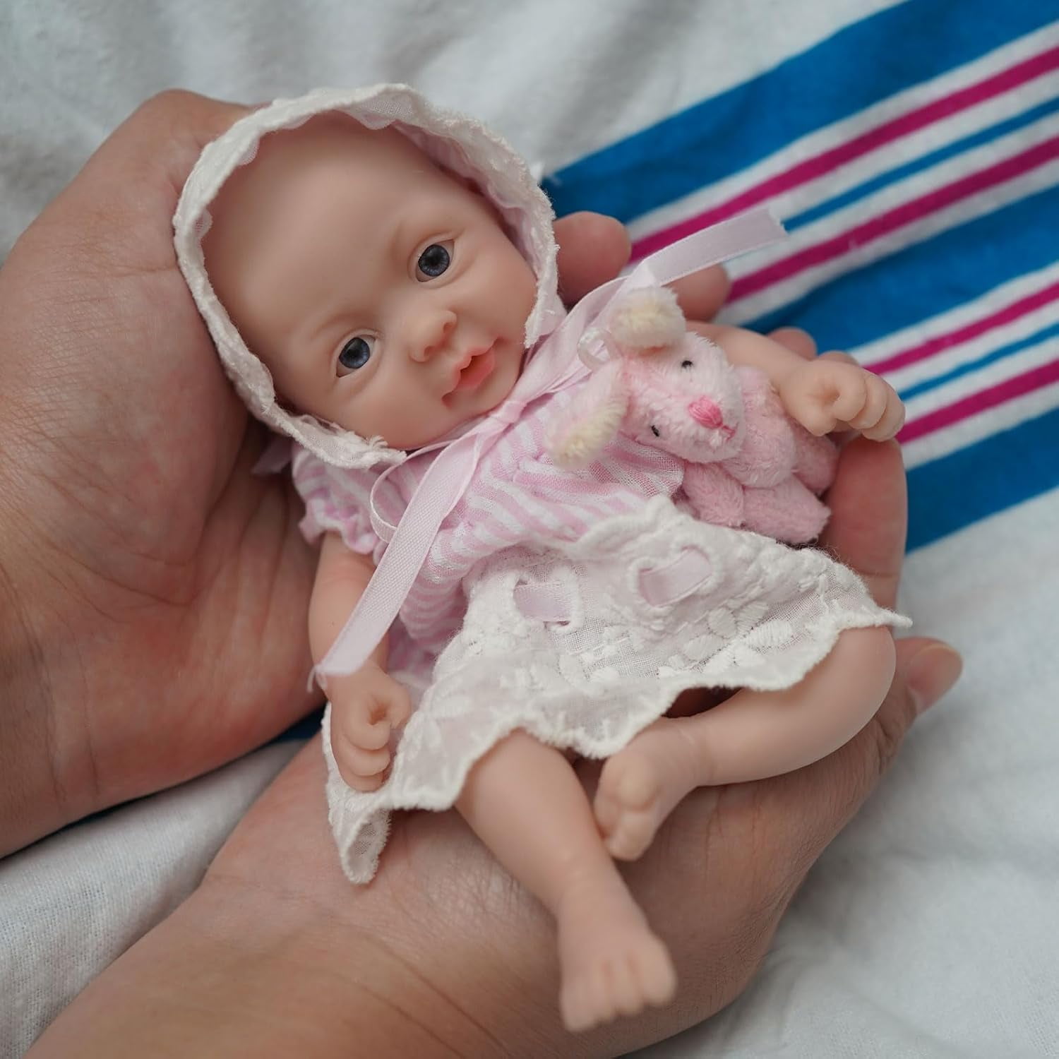 7 inch Full outlet Silicone Baby Doll