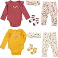 thumbnail image 1 of Reborn Baby Doll Clothes for 20-22 Inch Baby Dolls Girl Cute Floral Design Reborn Doll Clothes Outfit 8 Pieces Set, 1 of 8