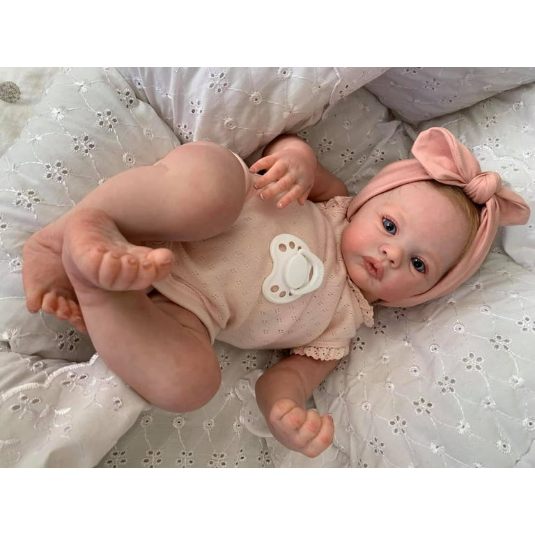 Silicone Reborn Soft Brown Baby Dolls 100 Silicone Baby Reborn
