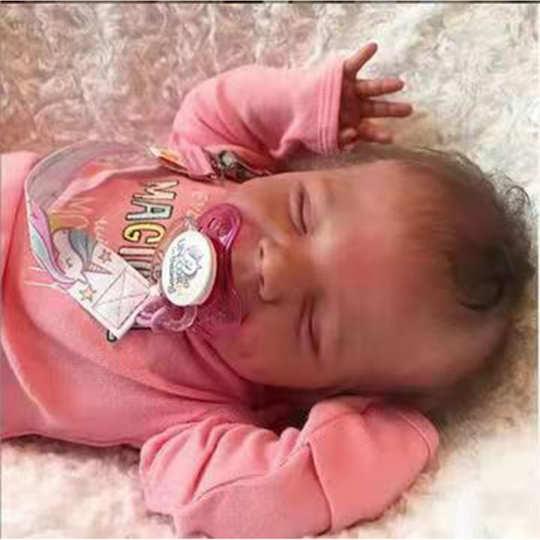 Reborn Baby Dolls, 18 Realistic Newborn Baby Dolls Girl with Soft Vinyl  Silicone Full Body, Lifelike Sleeping Baby Dolls for Girls, Reborn Baby  Doll