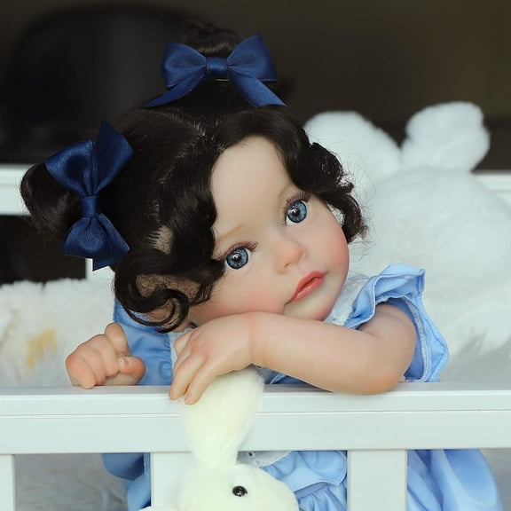 Reborn Baby Dolls 18Inch Newborn Baby Doll with Soft Weighted Cloth Body, Lifelike Reborn Toddler With Realistic Veins, Advanced Painted Baby Doll Accessories Gift Set