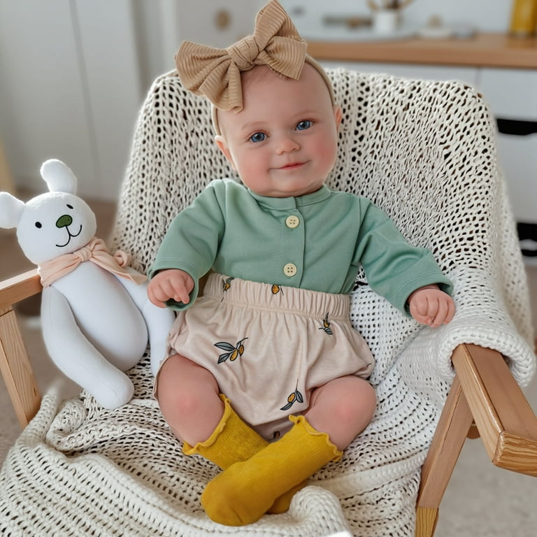 Rsgdolls Lifelike Reborn Baby Doll Full Silicone Vinyl Body Realistic Newborn Girl 20 inch