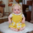 thumbnail image 1 of Reborn Baby Dolls 24'' Blue Eyes Soft Body with Silicone Limbs Christmas Birthday Gift Sets for 3+ Years Children, 1 of 7