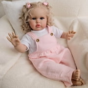 Reborn Baby Dolls 24" Realistic Newborn Chubby Baby Dolls Girls That Look Real Lifelike Preemie Babies Alive Reborn Infant Toddler Dolls