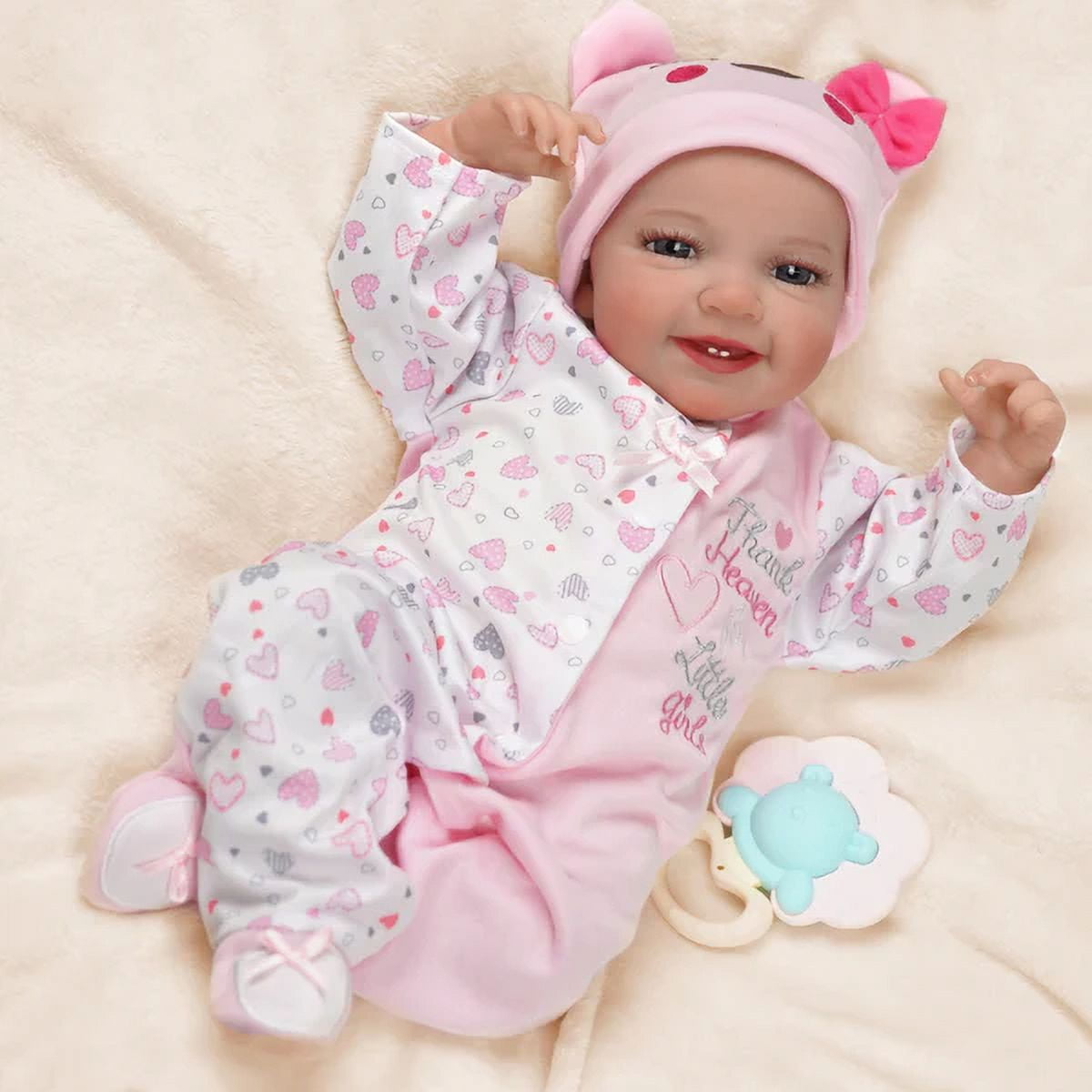 Reborn Baby Dolls Girl 20 Inch Soft RealisticNewborn Baby Dolls Set