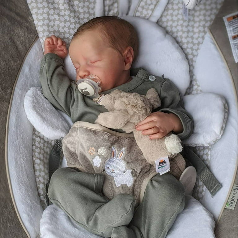 Reborn Baby Dolls Realistic Newborn Baby Dolls Sleeping Baby Real Life Baby  Doll with Toy Accessories for Kids Age 3+ 