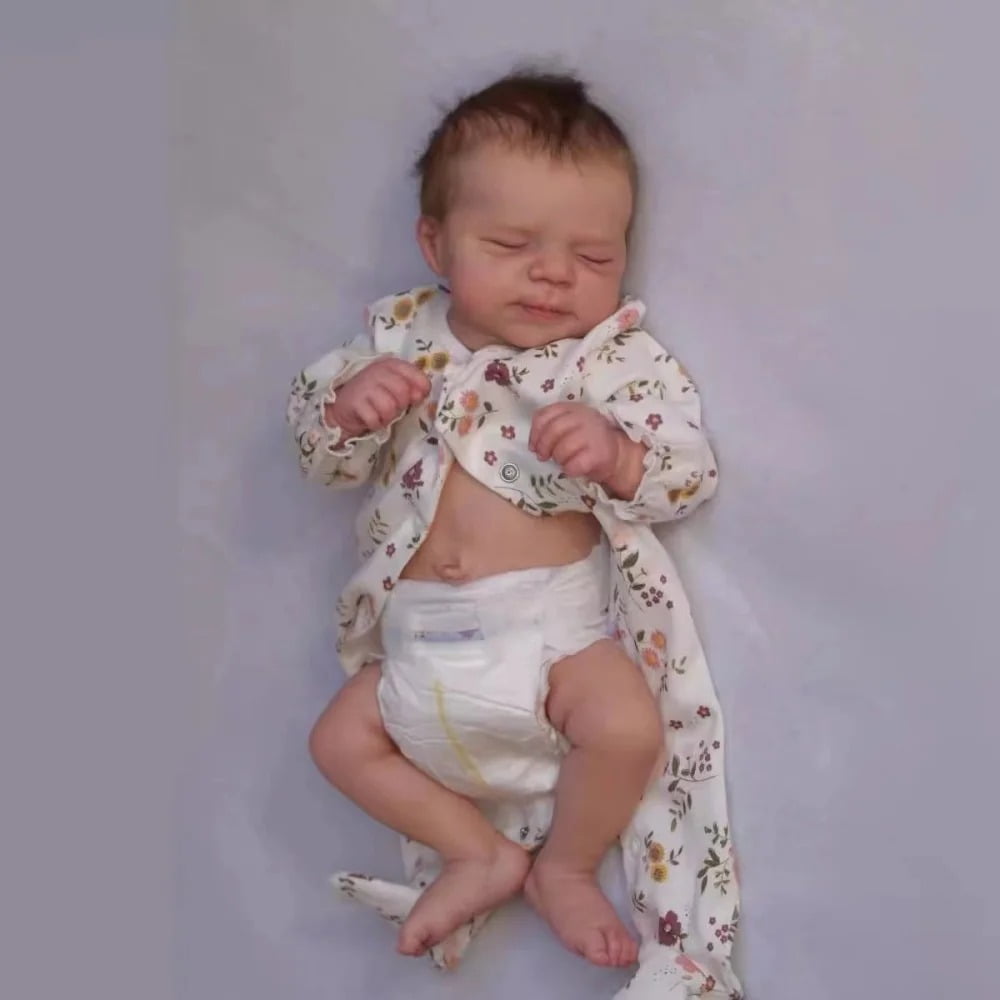 Reborn Baby Dolls Silicone Full Body Girl 18inch Full Body Squishy Silicone Baby Dolls That Look Like Real Babies and Feel Real Preemie Anatomically Correct