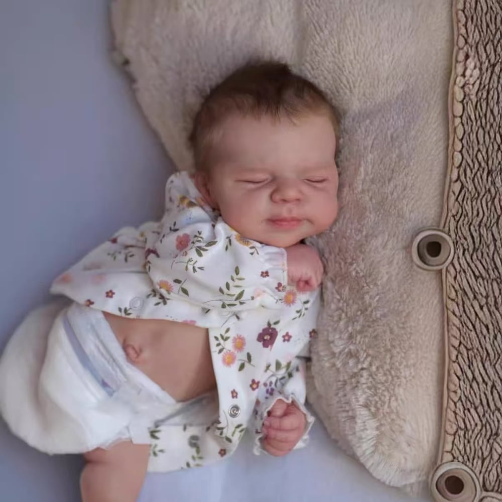 Reborn Baby Dolls Silicone Full Body Girl 18inch Full Body Squishy Silicone Baby Dolls That Look Like Real Babies and Feel Real Preemie Anatomically Correct