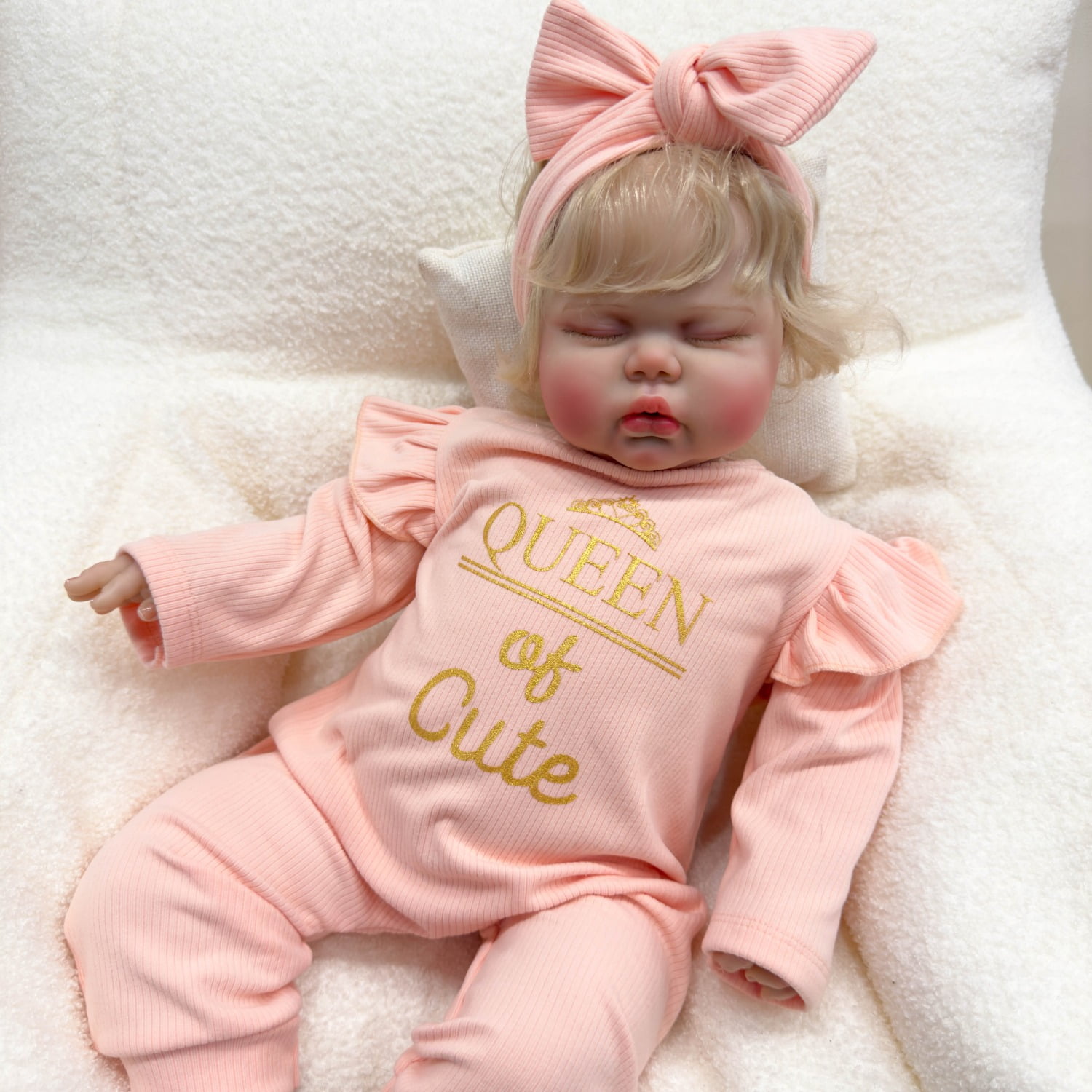 Reborn Baby Dolls Toddler 24 Inch Sleeping Realistic Baby Girl