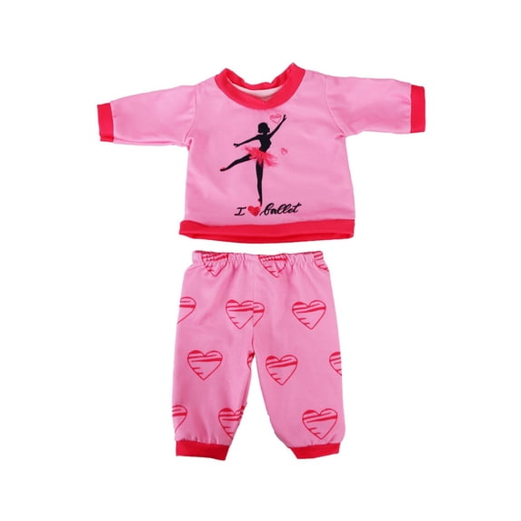 Reborn Doll Clothes for 18 inch Baby Dolls, Dolls Clothes Outfit Accessories Set for 15-18 inch American Doll, Newborn Girl & Boy Pretend Play Gift for Toddlers 1-3, Clearance (Pajamas)