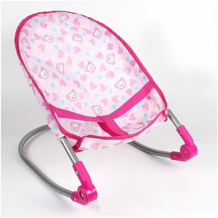 Reborn Doll High Chair With Tray Simulation Miniature Adjustable Doll High Chair Foldable Doll Furniture For Pretend Play No Doll