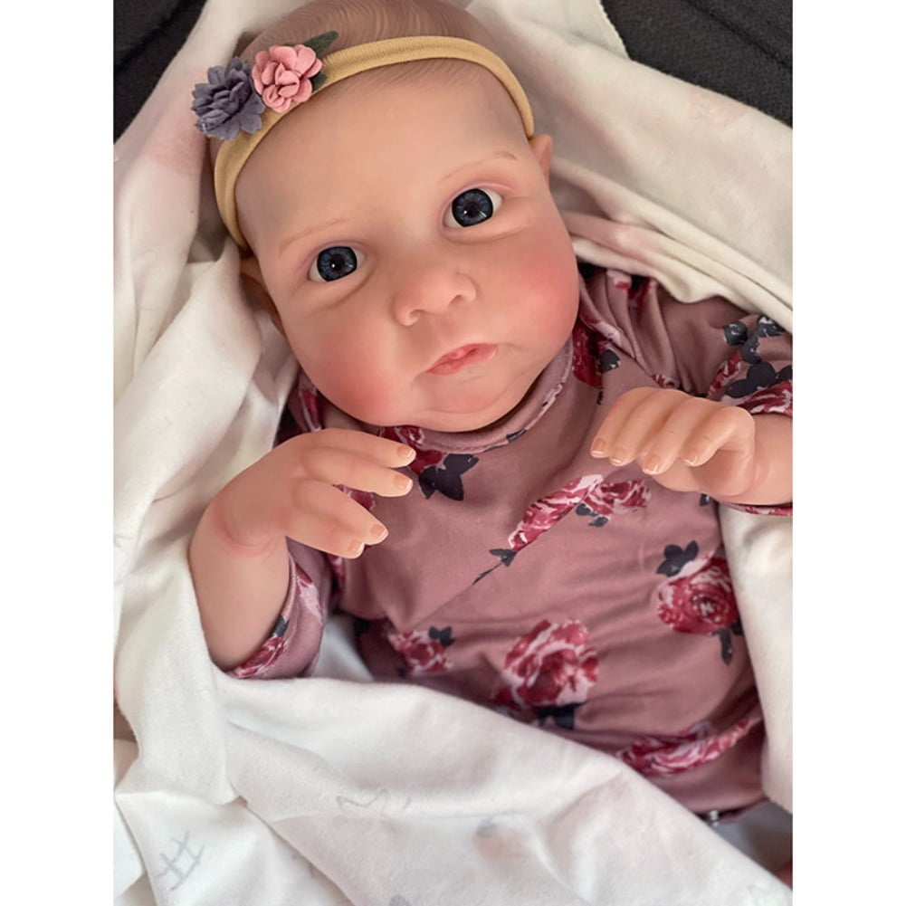 Reborn Dolls 19 Inch Realistic Newborn Baby Doll with Soft Body Lifelike Baby Dolls That Look Real with Pacifier Walmart