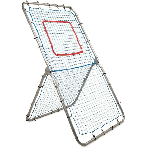 Rebound Pitchback Net & Rebounder  Multi-Sport Pitchback Screen & Baseball/Softball Rebound Net with Strike Zone for Youth & Adult, Softball Training Equipment