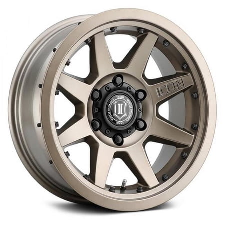 Rebound Pro 17 x 8.5 5 x 5 in. - 6 mm Offset 4.5 in. BS 71.5 mm Bore Bronze Wheel