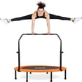 thumbnail image 1 of Rebounder Trampoline for Adults 450/550 LBS Foldable Mini Trampoline 40" Fitness Rebounders Adjustable Foam Handle, 1 of 1
