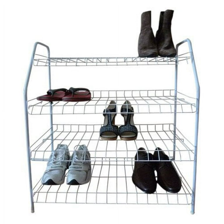 Rebrilliant 12 Pair Stackable Shoe Rack