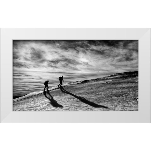 Rebro, Marcel 14x10 White Modern Wood Framed Museum Art Print Titled - Step By Step