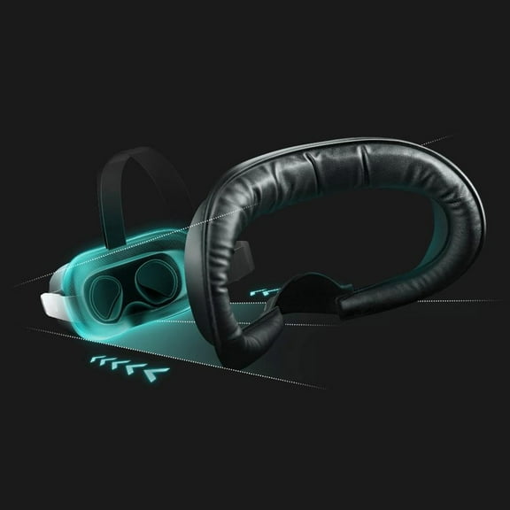 Rebuff Reality Face Foam Upgrade Set for Quest 2, Black