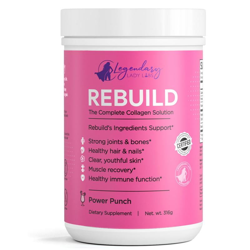 Rebuild Clean Collagen Solution Collagen, Vitamin C, & Boron Made