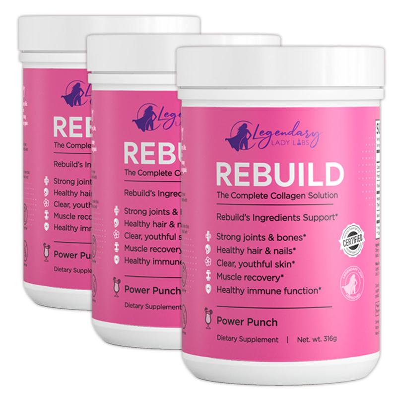 Rebuild Clean Collagen Solution Collagen, Vitamin C, & Boron Made