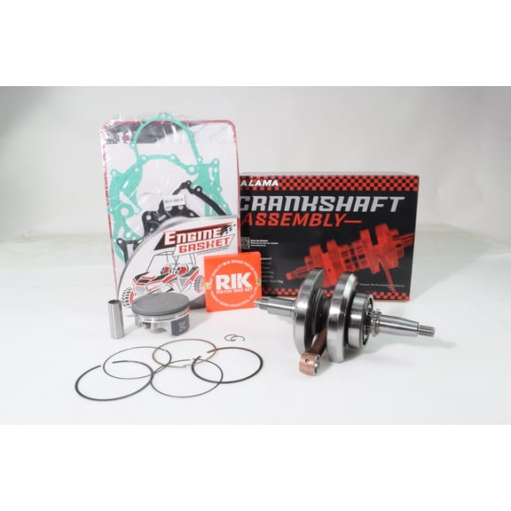 Rebuild Engine for Yamaha Raptor 700 Raptor 700R 15~23 Crankshaft Piston & RIK Rings Kit Complete Top & Bottom End Engine Gasket 1S3-11603-10-00