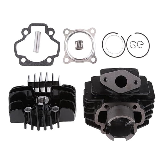 Rebuild Head Bore Barrel Cylinder Piston Rings for PW50 PY50 PEEWEE50 Big Bore Barrel Cylinder Piston Metal Engine