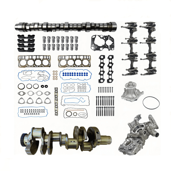 Rebuild Kit Crankshaft Camhaft Lifter Rocker Arm Full Gasket Set For 2008-2010 Ford F-250 F-350 6.4L