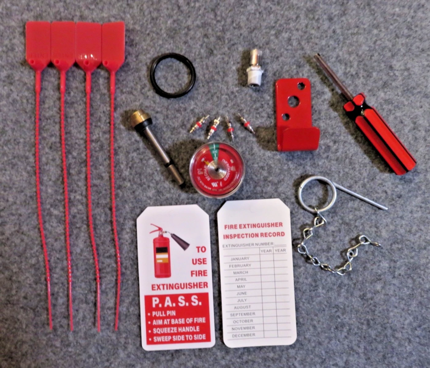 ???Rebuild Kit New Parts For Badger 2 1/2 Gallon Water Fire Extinguisher ????