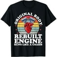 Rebuilt Engine Open Heart Surgery Recovery Survivor Men TShirt