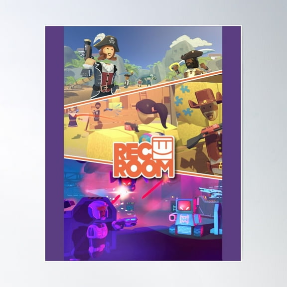 Rec Room6Png Poster Wall Art, Modern Wall Decor For Living Room Bedroom, 8x12 UNFRAMED