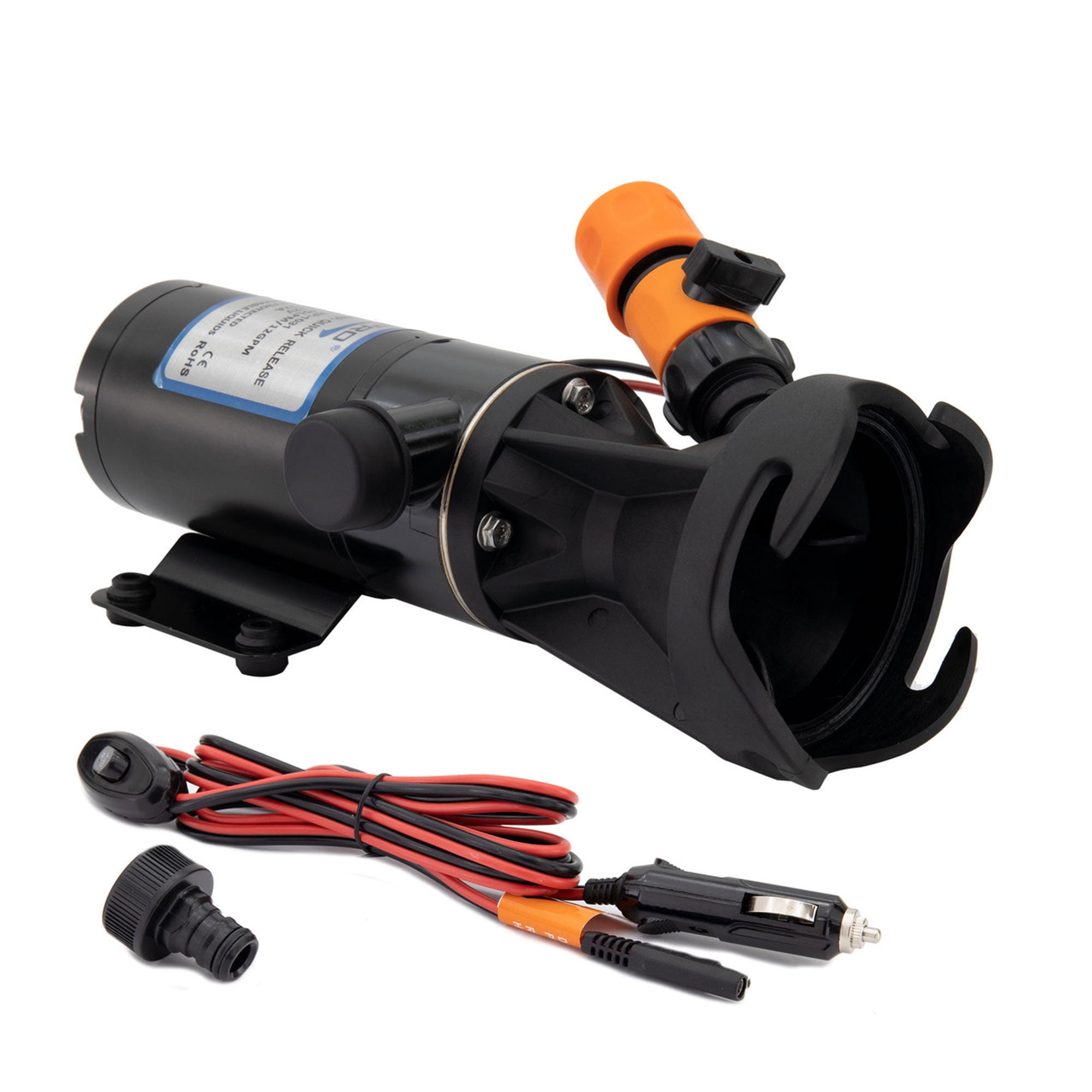 RecPro 12 Volt Black Portable RV Macerator Pump