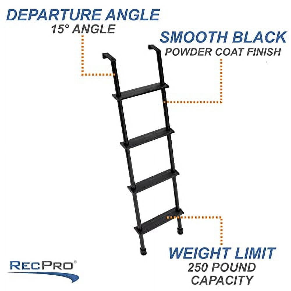 SROODTUO 5-Foot Telescoping RV Bunk Ladder – Heavy-Duty Aluminum Collapsible Ladder For Campers, Travel Trailers, Lofts & Dorms – Supports 330 Lbs, Tool-Free Setup