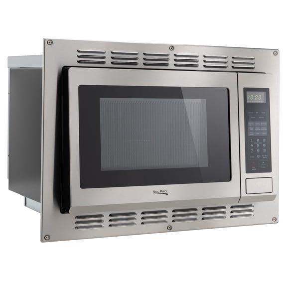 RecPro RV Convection Microwave Stainless Steel 1.1 cu. ft. | 120V | Microwave | Appliances | Direct Replacement for High Pointe and Greystone