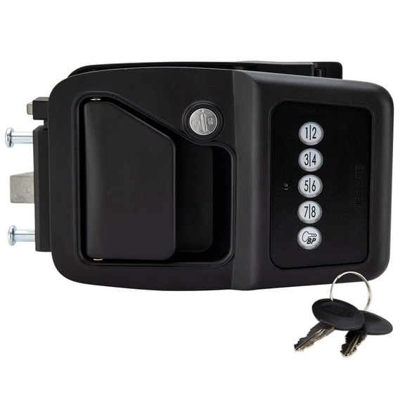 RecPro RV Electronic Keyless Entry Door Lock | Motor Home Door Lock | Camper Door Lock with Touchpad