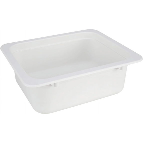 RecPro RV Kitchen or Bathroom Bar Sink | 15" X 13" | White or Black Granite | Single Plumbing Hole | Made in USA (White)