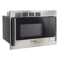 thumbnail image 1 of RecPro RV Microwave with Trim Kit | 1.0 Cu. Ft. | 900W | Direct Replacement for Greystone and High Pointe, Stainless Steel, 1 of 10