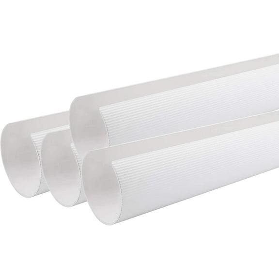 RecPro RV Patio Awning Cover Kit | 50" Segments Overlap to Protect Awning Fabric | White, Gray, or Tan | Kits Up to 24 Feet | Made in USA (4-pc - Fits Awnings up to 16ft, White)