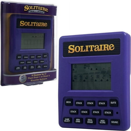 RecZone Electronic Handheld Solitaire Game, 2 AAA Batteries, Ages 13 and Up