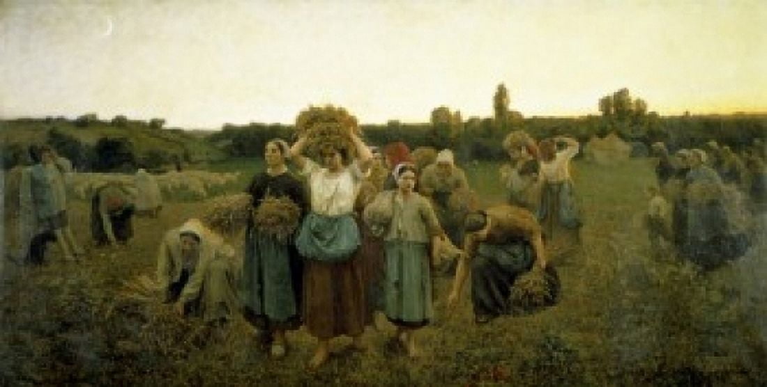The Recall of the Gleaners (La Rappel des Glaneurs) Jules Adolphe Breton (1827-1906French) Musee dOrsay Paris Canvas Art - Jules Adolphe Breton (24 x 36)