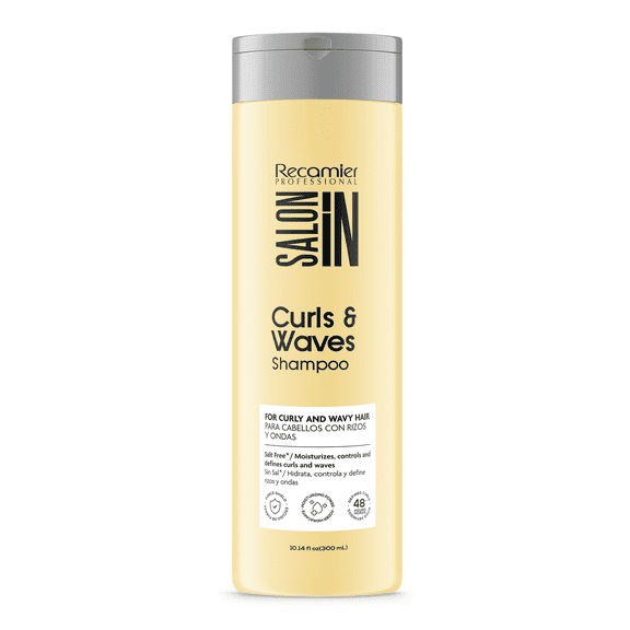 Recamier Professional Salon In Curls & Waves Shampoo, 10.1 fl oz