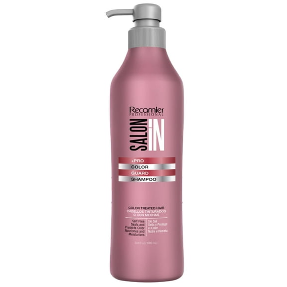 RECAMIER 34523 Professional Salon In Keratin Salt Free Brightening Antidandruff Deep Cleansing Shampoo for Women | Dyed Hair Treatment | 33.3 OZ
