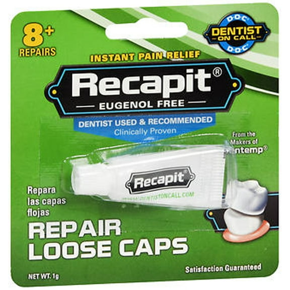 Recapit Loose Cap Dental Repair - 8 Repairs