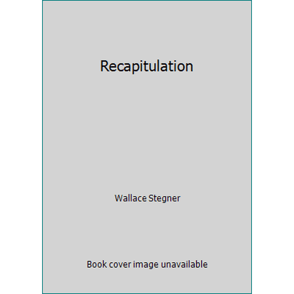 Pre-Owned Recapitulation (Hardcover) 0385115806 9780385115803