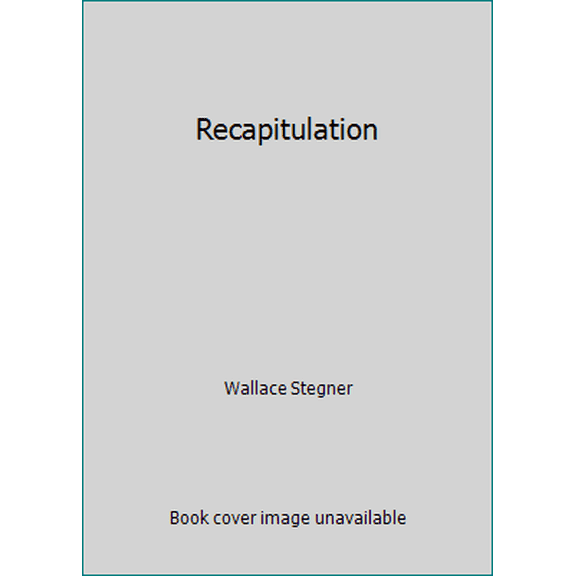 Pre-Owned Recapitulation (Hardcover) 0385115806 9780385115803