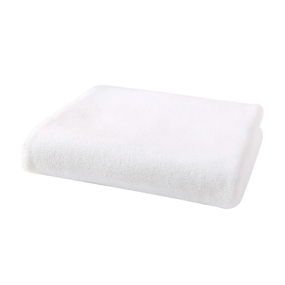 70*140CM Absorbent Microfiber Bath Beach Towel Drying Washcloth Swimwear Shower (White)