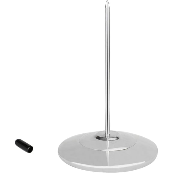 Receipt Holder, Receipt Spike for Resturaunt, Stainless Steel Bill Fork Check Spindle Memo Holder Spike with Solid Heavy-Duty Base (1 Pack)